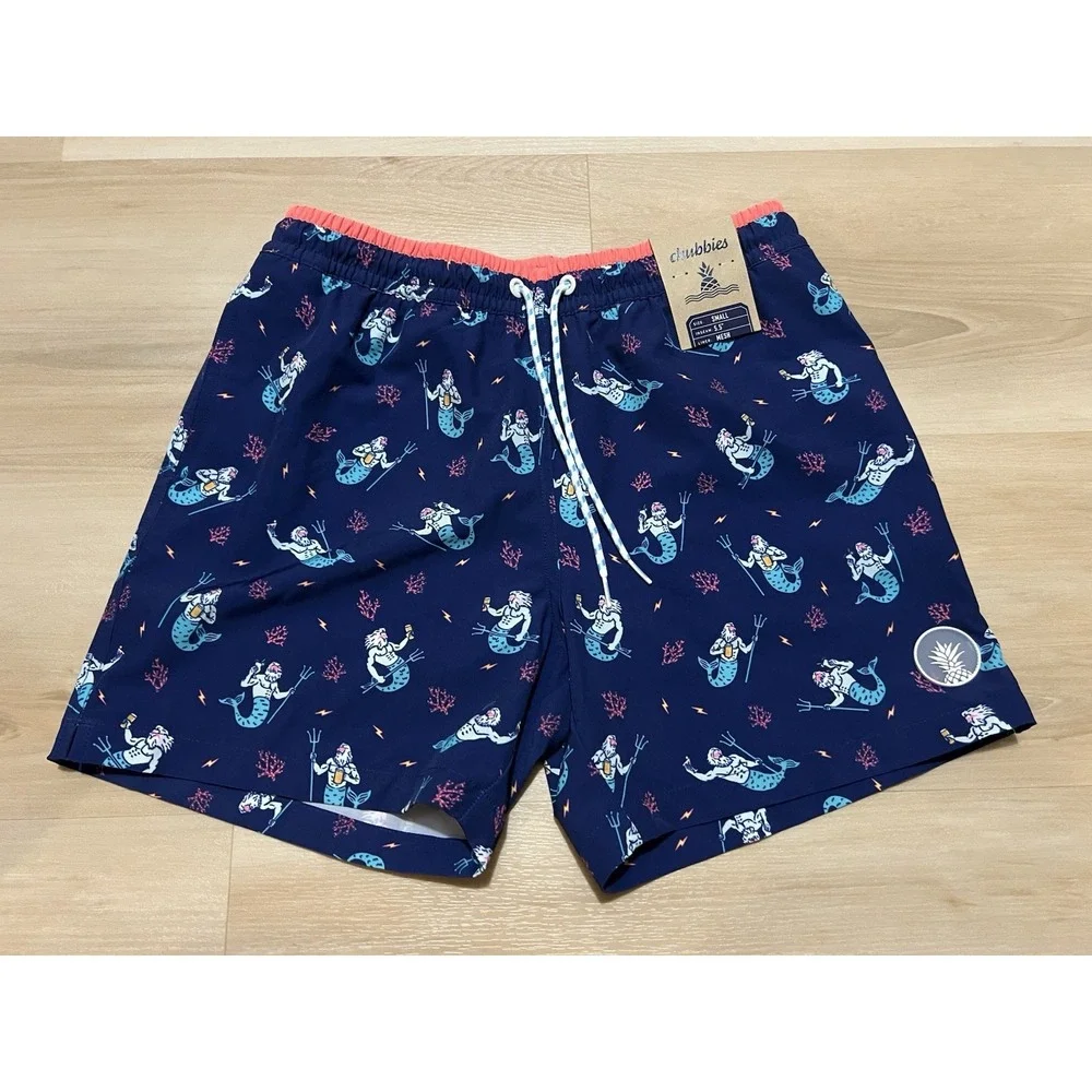 NWT Men's S Chubbies The Triton of the Seas 5.5